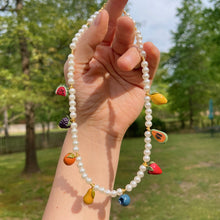 Load image into Gallery viewer, Fruit Basket Charm Necklace