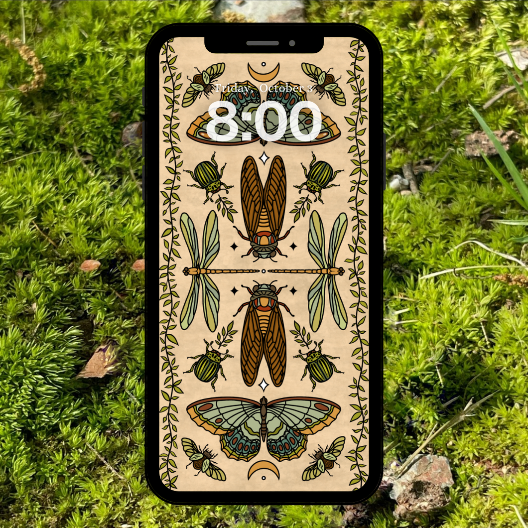 Bug Collector Wallpaper (Digital Download)