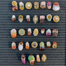 Load image into Gallery viewer, Vintage Beaded Studs
